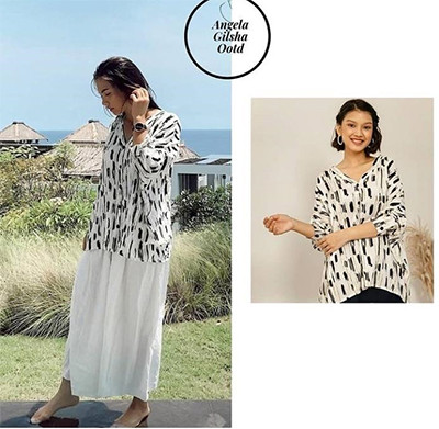 Gaya Sporty dan Natural ala Angela Gilsha, Harga Outfit-nya Nggak Sampai Nguras Kocek