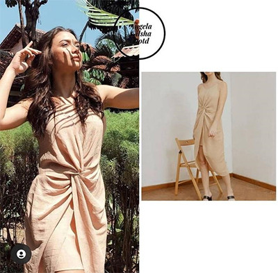 Gaya Sporty dan Natural ala Angela Gilsha, Harga Outfit-nya Nggak Sampai Nguras Kocek
