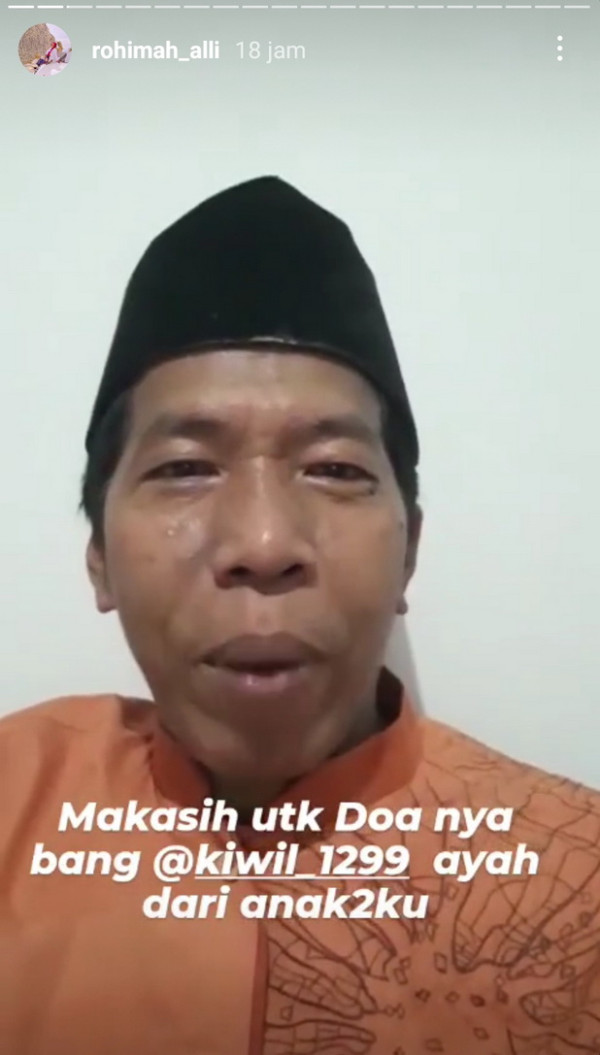 Meski Sudah Berpisah, Kiwil Tak Lupa Kirim Ucapan Ultah ke Rohimah