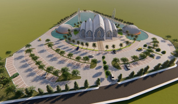 Keren Abis, Ini Penampakan Desain Masjid Akbar Seribu Bulan Rancangan Ridwan Kamil