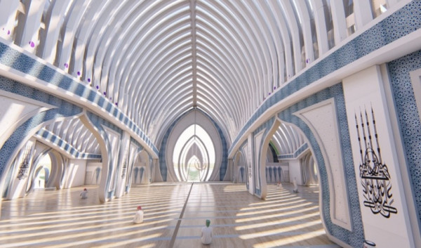 Keren Abis, Ini Penampakan Desain Masjid Akbar Seribu Bulan Rancangan Ridwan Kamil