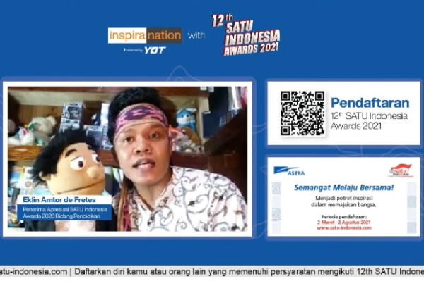 Bangun Pendidikan Bangsa Lewat Inspiranation 12th SATU Indonesia Awards 2021