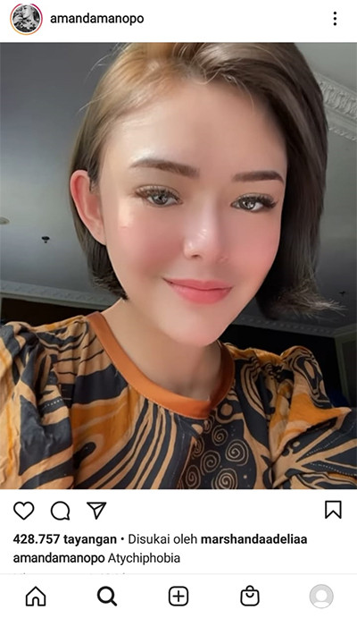 Tulis Kata 'Atychiphobia' di Unggahannya, Amanda Manopo Alami Gangguan Kecemasan?