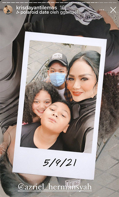 Akrab dan Hangat, Pertemuan Azriel Hermansyah dengan Krisdayanti di Pengujung Ramadhan