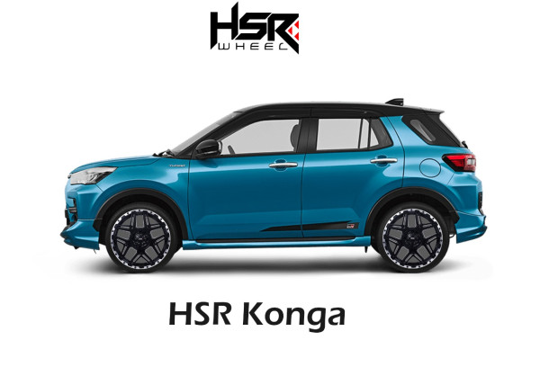 HSR Wheel Siapkan Pilihan Velg Keren Buat Rocky, Raize dan City Hatchback