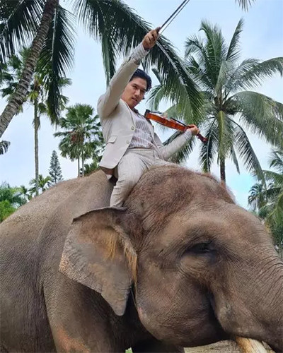 Intip Pesona Iskandar Widjaja, Pemain Biola yang Terpergok Jalan bareng Luna Maya