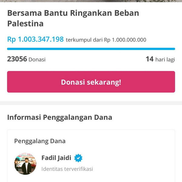 Galang Donasi untuk Palestina, Tiga Selebgram Ini Sukses Kumpulkan Dana Miliaran Rupiah