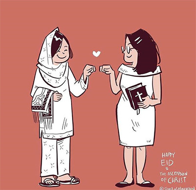 Wamenparekraf Angela Tanoesoedibjo Tunjukkan Indahnya Toleransi Antaragama