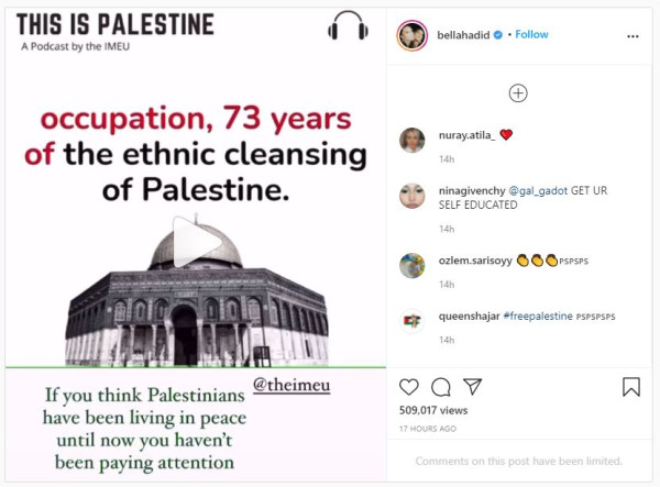 Sederet Selebritas Dunia yang Mengutuk Kezaliman Israel terhadap Palestina
