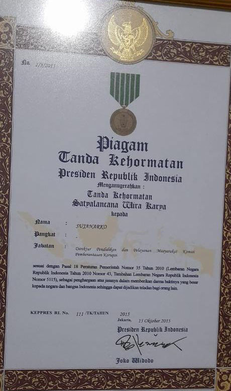 Pegawai KPK Penerima Satyalancana Wira Karya dari Jokowi Masuk dalam 75 Orang yang Dinonaktifkan