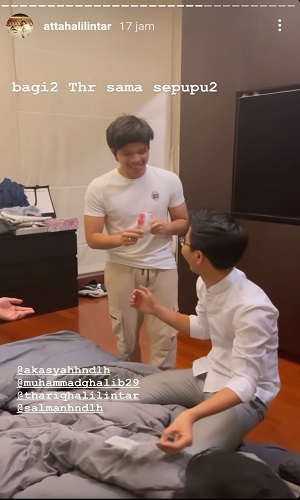 Atta Halilintar Bagi THR Lebaran USD 100 untuk Sepupu
