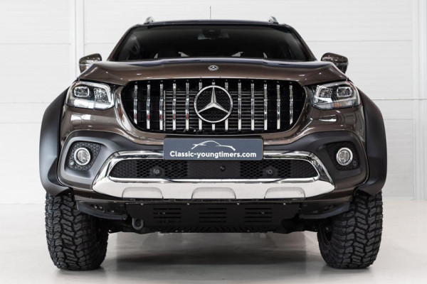 Gunakan Enam Roda, Pikap Mercedes X-Class Jadi Tampil Brutal