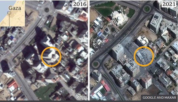 Google Earth Buramkan Kondisi Kota Gaza Usai Digempur Israel