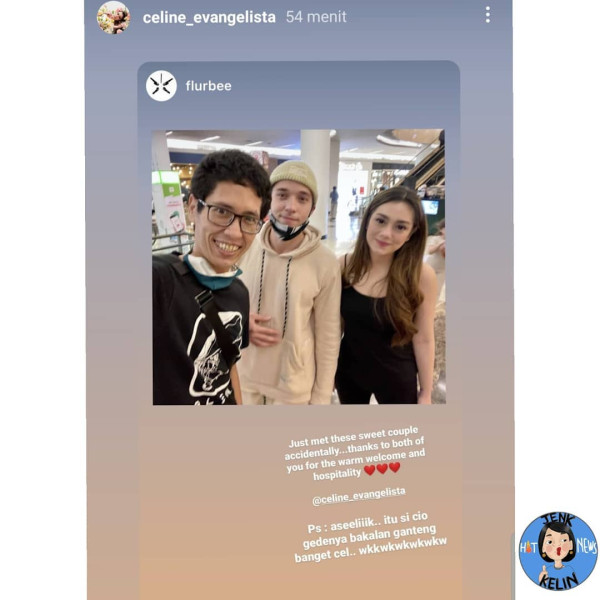 Jalan Bareng di Mall, Celine Evangelista dan Stefan William Diduga Baikan