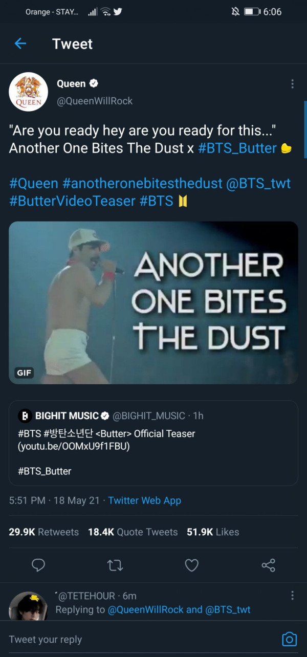 Queen Beri Dukungan untuk Single BTS 'Butter', Kolaborasi?