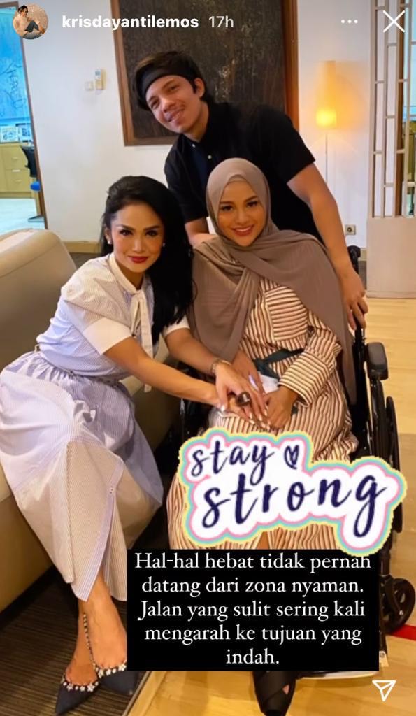 Krisdayanti Berikan Pesan untuk Kuatkan Aurel Hermansyah yang Keguguran