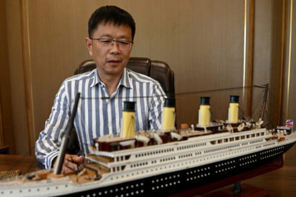 Diam-diam China Bangun Replika Kapal Titanic