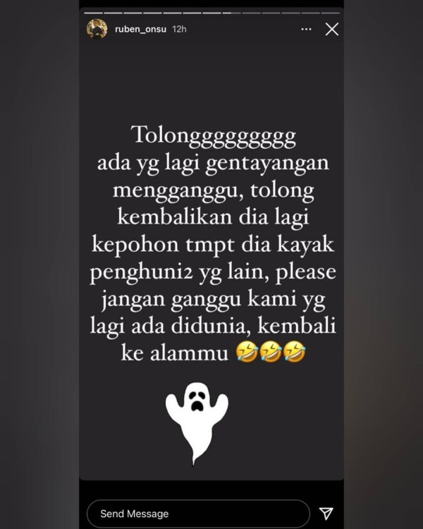 Ruben Onsu Diganggu Makhluk Bergentayangan, Kok Bisa?