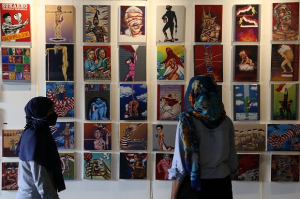 Menggugat Reformasi, Perupa Yayak Yatmaka: Gambar Adalah Senjata Rakyat Merdeka