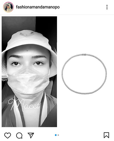 Amanda Manopo Terciduk Pakai Kalung Senilai Rp1,4 Miliar, Netizen: Sultan Banget Ini Mah!