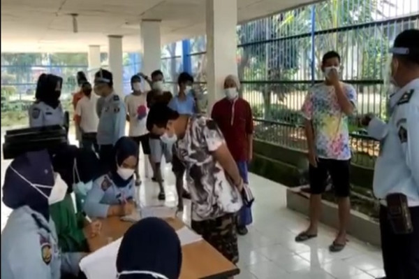 Penularannya Menggila, COVID-19 Jangkiti 146 Penghuni di Lapas Kelas I A Rajabasa