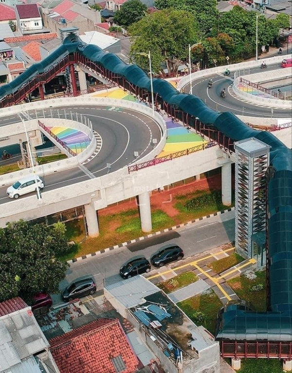 Anies Update Pembangunan JPO Jalan Layang Tapal Kuda, Warganet: Keren Jakartaku!