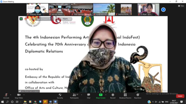 Festival Indonesia Virtual di Tengah Pandemi untuk Peningkatan Kolaborasi Indonesia-Thailand
