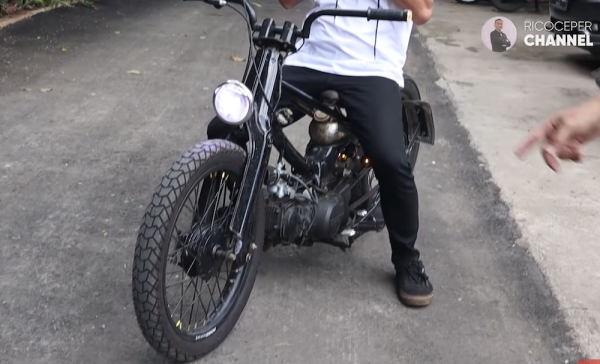 Ini Juleha, Motor Modifikasi Choppy Cub Eza Yayang Tukang Ojek Pengkolan