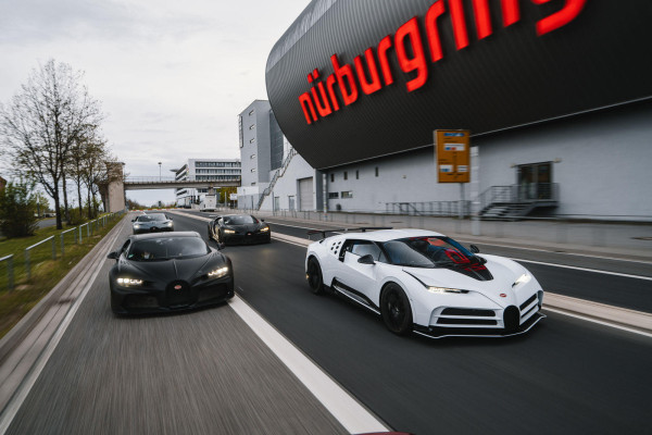 Bugatti Serbu Sirkuit Nurburgring dengan Total Mobil Seharga Rp344,7 Miliar
