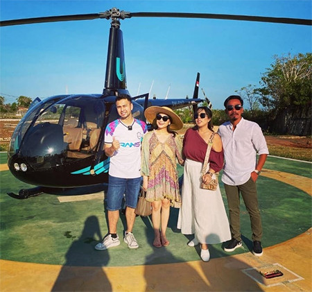 Potret Babymoon Nagita Slavina di Bali, Kulineran hingga Jalan-Jalan Naik Helikopter