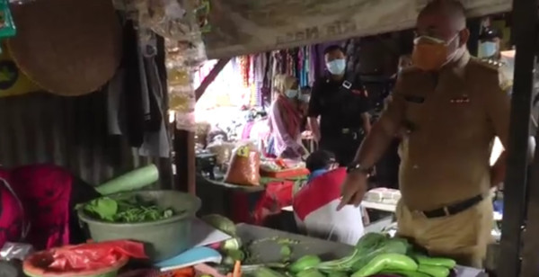 Pedagang di Pasar Tradisional Kabur Saat Swab Hunter Datang Menyasar