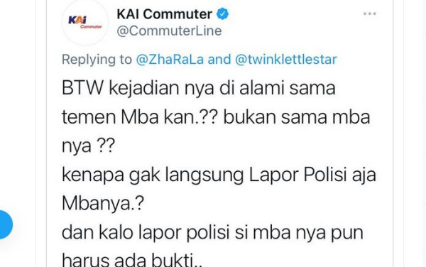 Pelecehan Seksual di Commuter Line, KCI: Tertuduh Tidak Akui Perbuatannya, Korban lalu Pergi