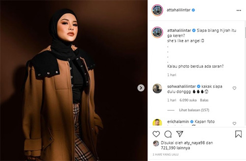 Aurel Hermansyah Makin Cantik setelah Berhijab, Atta Halilintar: Dia seperti Bidadari