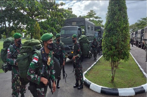 Ini Tugas Pertama Pasukan Setan Yonif 315/Garuda Selain Hadapi KKB di Tanah Papua
