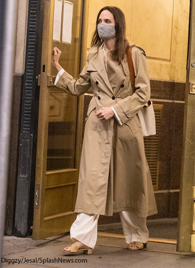 Akui Nyesal Bercerai, Angelina Jolie Kepergok Sambangi Aparteman Mantan Suami Pertama Jonny Lee Miller