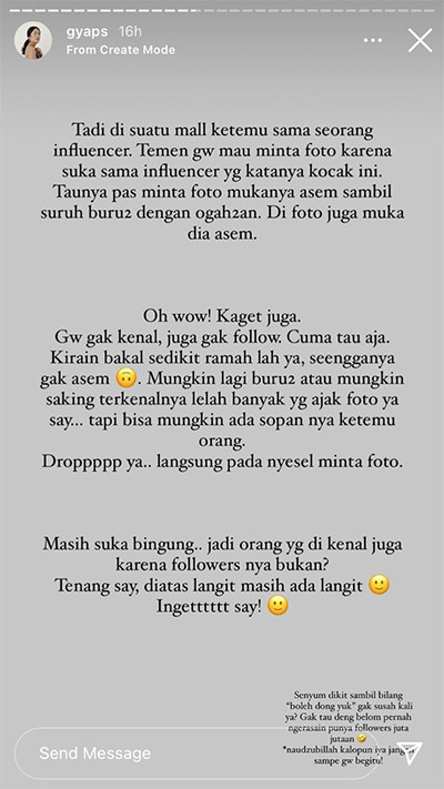 Influencer Kocak Tak Ramah saat Diminta Foto Bareng, Istri Tarra Budiman Curhat: Muka Dia Asem