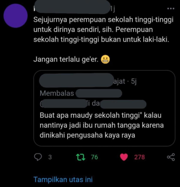 Maudy Ayunda Lulus S2, Netizen: Buat Apa Sekolah Tinggi Kalo Jadi IRT?