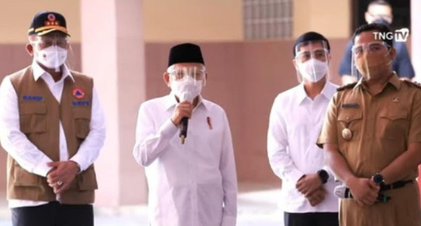Dorong Vaksinasi Dipercepat, Wapres Minta Pemda Awasi Penerapan Prokes