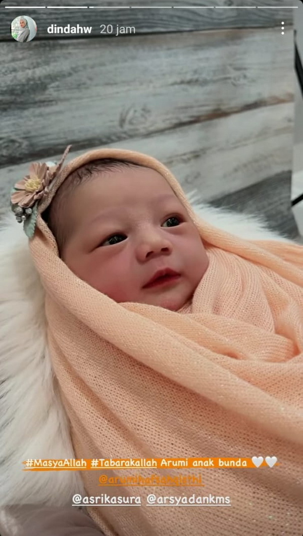 Pamer Foto Bayi, Benarkah Dinda Hauw Sudah Melahirkan?