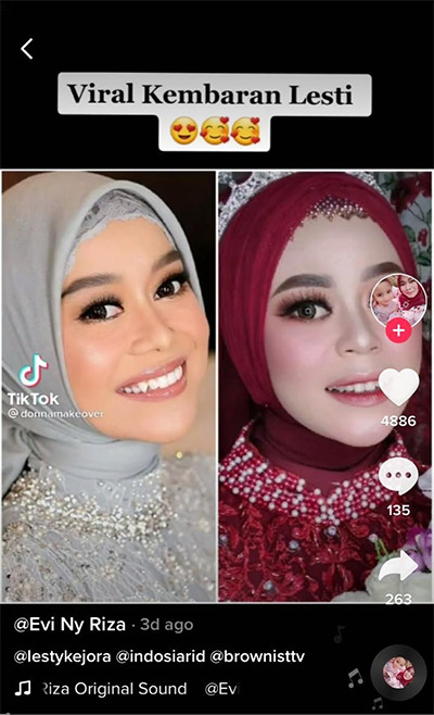 Pengantin Perempuan Mirip Lesti Kejora Muncul, Potret Kembarnya Viral