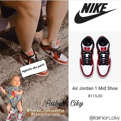 Intip Koleksi Sneakers Putih Rezky Aditya, yang Dituduh Punya Anak dari Perempuan Lain