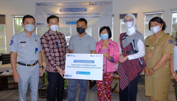Dukung Korban Kecelakaan dan Kaum Disabilitas, Jasa Raharja Berikan Alat Bantu Mobilitas