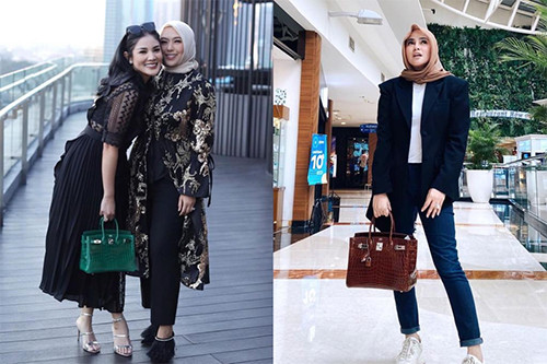 Adu Gaya Olla Ramlan dan Nindy Ayunda yang Suka Pamer Tas Mewah, Siapa Lebih Cetar?