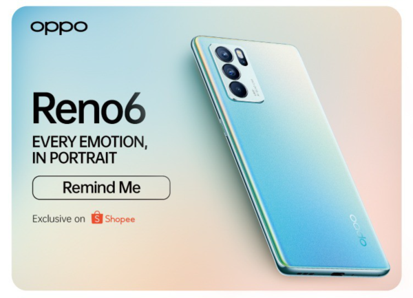 Gandeng Cinta Laura, OPPO Reno6 Akan Dijual Eksklusif di Shopee