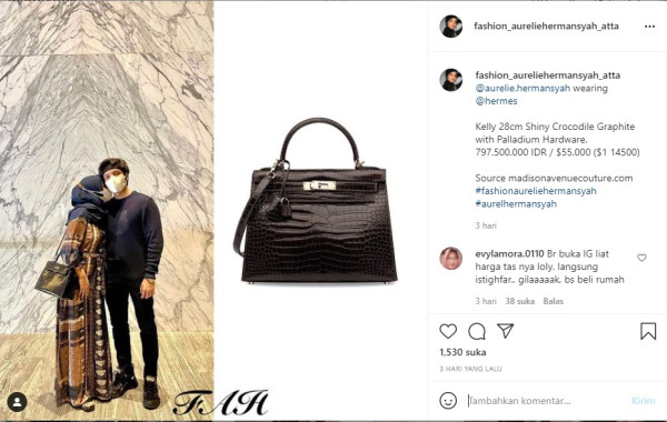 Aurel Hermansyah Tenteng Tas Hampir Rp800 Juta saat Temani Atta Meeting, Netizen: Bisa Beli Rumah