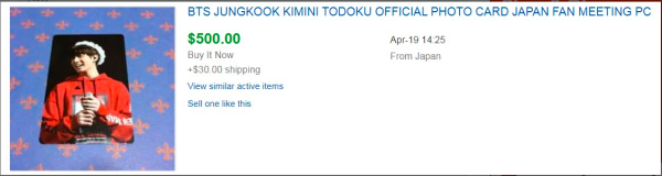 10 Photocard Termahal Jungkook BTS yang Terjual di eBay Tahun ini
