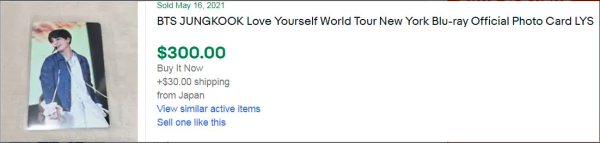 10 Photocard Termahal Jungkook BTS yang Terjual di eBay Tahun ini