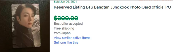 10 Photocard Termahal Jungkook BTS yang Terjual di eBay Tahun ini