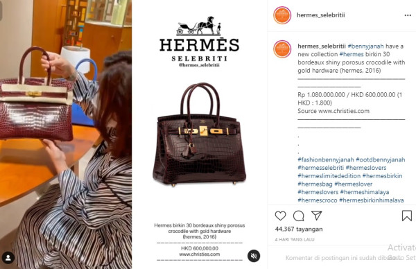 Keren! Asisten Pribadi Hotman Paris Beli Tas Hermes Rp1 Miliar