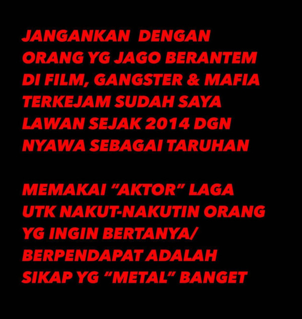 Sindir Iko Uwais, Jerinx SID: Jangankan Orang Jago Berantem di Film, Mafia Terkejam Saya Lawan